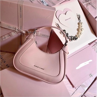 Túi Ck mini hobo ĐEN - HỒNG fullbox