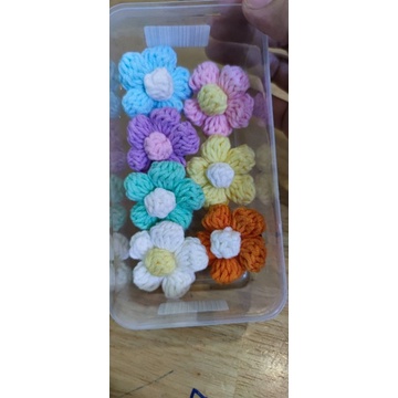 Pin cài áo/túi xách Hoa Len handmade