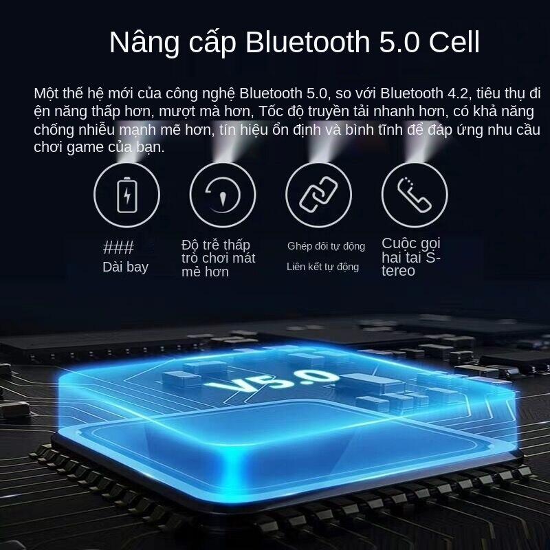 Tai Nghe Bluetooth Không Dây Cho Android Huawei Vivomillletoppo Apple