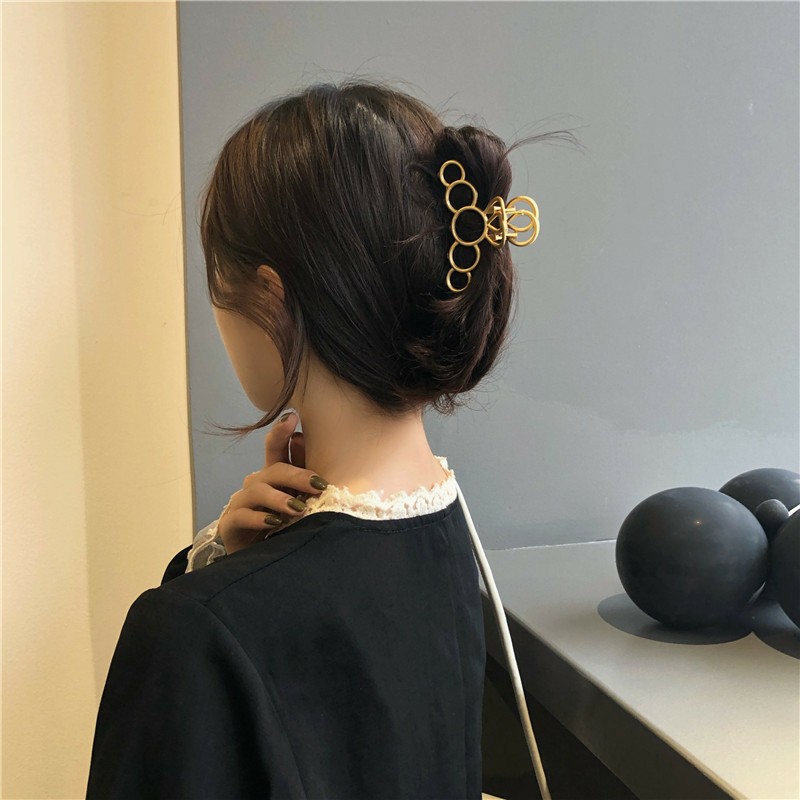 Kẹp tóc, kẹp gấp nữa tóc cho nữ phong cách Hàn Quốc siêu xinh