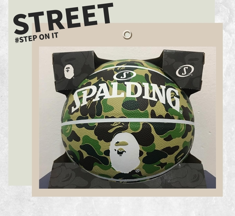 Quả Bóng Rổ Cỡ Số 7 BAPE SPALDING Phiên Bản Giới Hạn | BigBuy360 - bigbuy360.vn