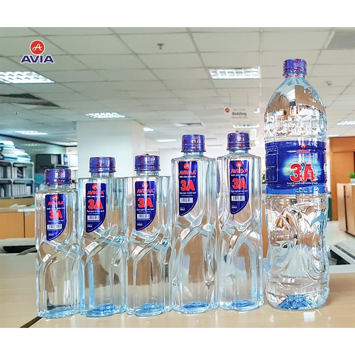 Thùng 24 chai nước lọc tinh khiết AVINA - 3A chai 500ml