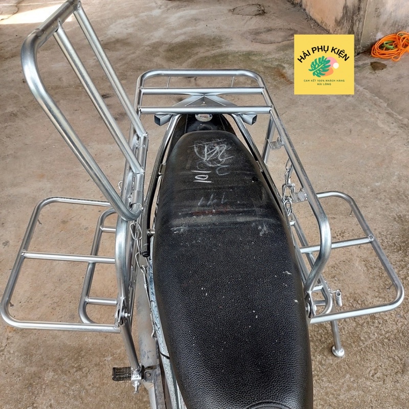 Giá trở hàng xe máy , Baga chở hàng xe máy đa năng ống tuýp D21 siêu bền