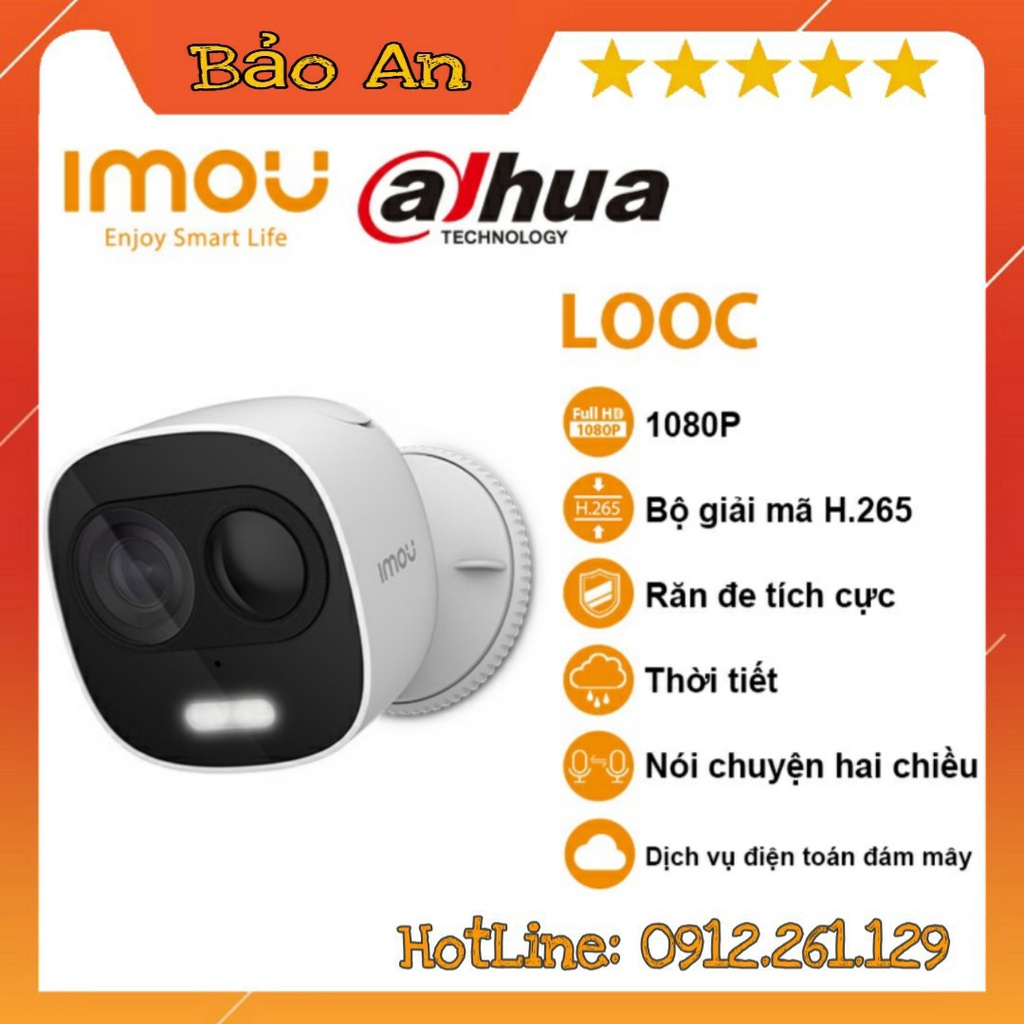 Camera An Ninh IPC WIFI IMOU LOOC 2MP IPC-C26EP - Camera Không Dây Ngoài Trời FHD 1080P