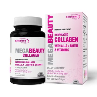 Thực phẩm bảo vệ sức khỏe MegaBeauty Collagen làm đẹp da, dưỡng móng tóc (hộp 90 viên) (Mega beauty)