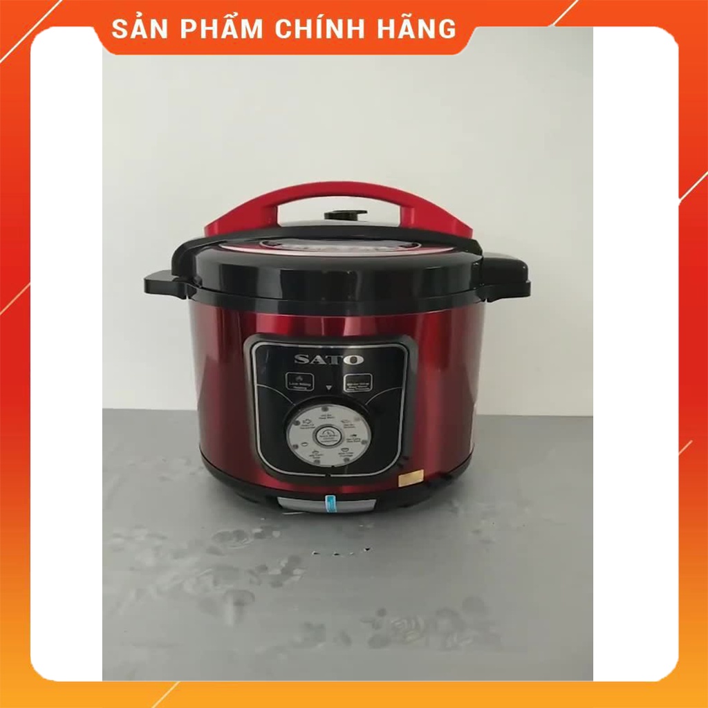 Nồi Áp Suất Đa Năng SATO 6AS011 6.0L, Thiết Kế Sang Trọng, Công Nghệ Nhật Bản