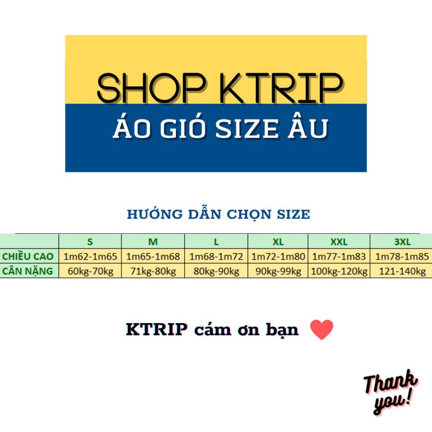 Áo gió 2 lớp Nam Xuất Khẩu Size Châu Âu TNF  Bigsize  Chống Nước, Chống gió dùng đi du lịch, Dã ngoại