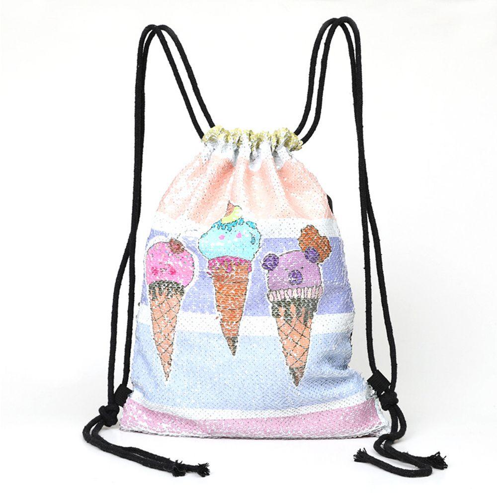 Ba Lô Đi Học Đính Kim Sa Lấp Lánh Thời Trang Cho Nữ