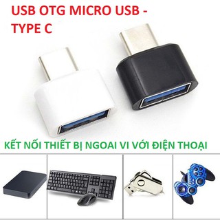 CÁP USB OTG CỔNG microUSB VÀ TYPE C