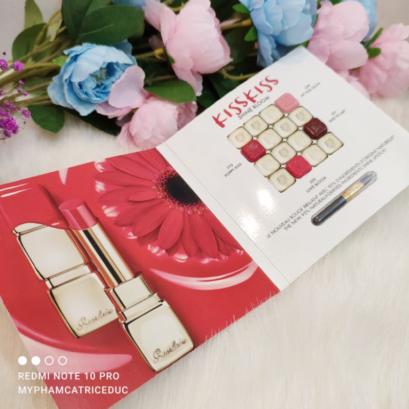 Bảng son Guerlain Paris Kiss Kiss Shine Bloom