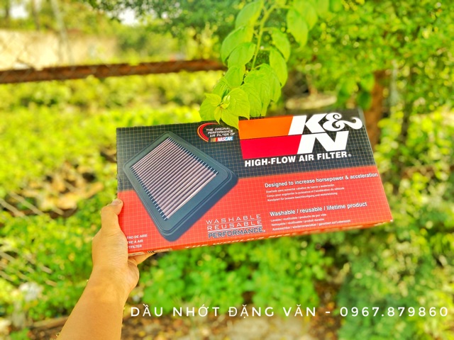 K&N HA-1213 LỌC GIÓ ĐỘ CHO HONDA CLICK / VARIO / PCX / SH MODE / AIR BLADE