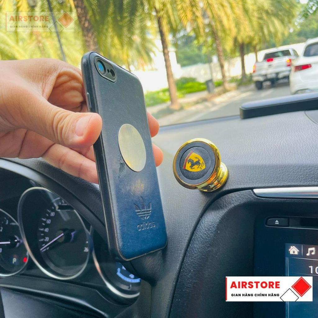 Giá đỡ điện thoại trên ô tô, kẹp điện thoại nam châm từ tính hít cực mạnh xoay 360 độ