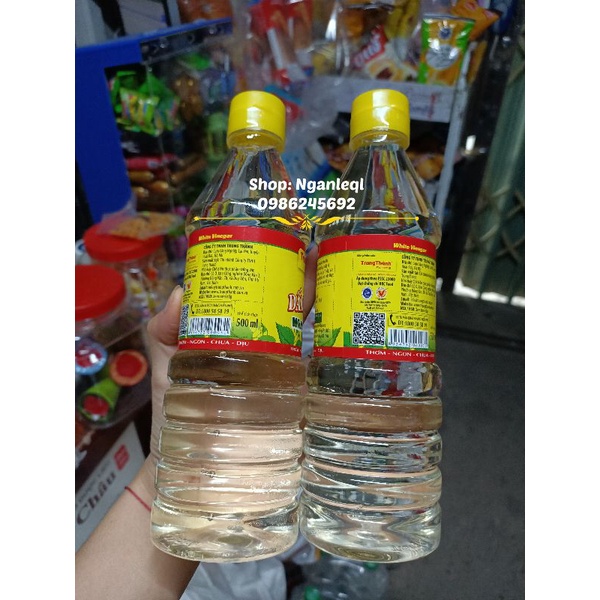 Dấm Trung Thành Nắp Vàng chai 500ml