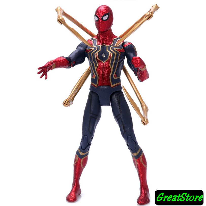 [Mã LIFE0503TOYS1 giảm 10% đơn 150k] ( SẴN ) MÔ HÌNH IRON SPIDER MAN THE AVENGER ( BẢN THƯỜNG VÀ BẢN FULL )