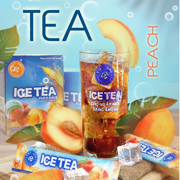 [GIÁ SOCK] Trà Đào Hòa Tan ICE TEA hộp 18 gói | BigBuy360 - bigbuy360.vn
