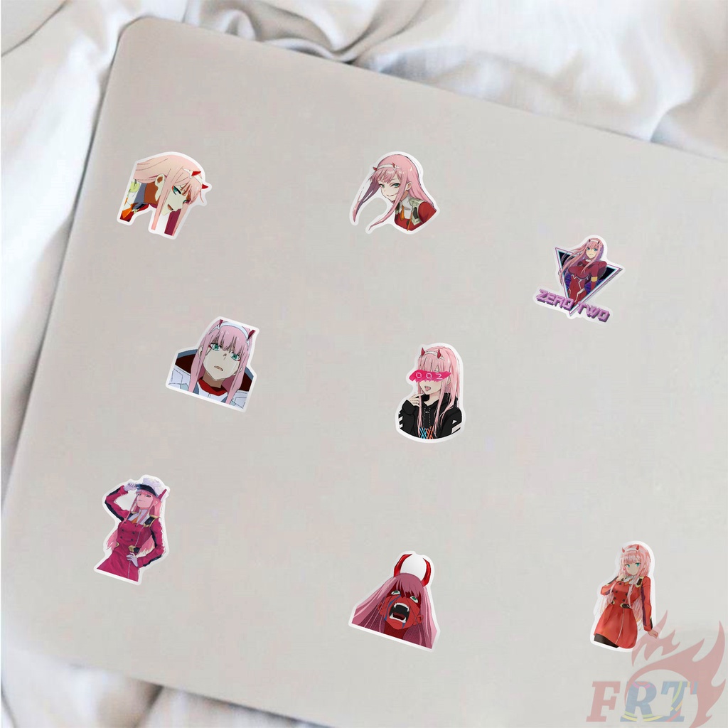 ❉ DARLING in the FRANXX - Series 07 Anime ZERO TWO 02 Stickers ❉ 50Pcs/Set DIY Fashion Waterproof Decals Doodle Stickers