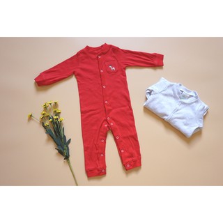 Áo liền quần len Carter 6M (5.5 – 7.5kg) Sleepsuit Giáng Sinh, Noel