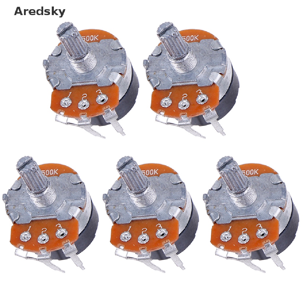 Set 5 Chiết Áp Tuyến Tính B500K WH138-4 Ohm Có Công Tắc
