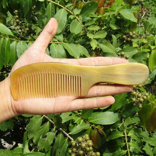 Lược Sừng Chuôi Bầu Trơn