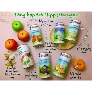 Trà Hipp Nga hoa quả các vị 200g cho bé từ 4 tháng