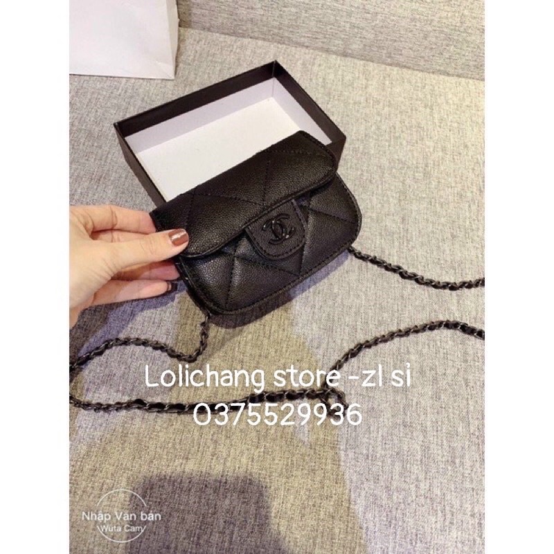 Túi mini đeo chéo CN trần trám to hàng loại đẹp full hộp