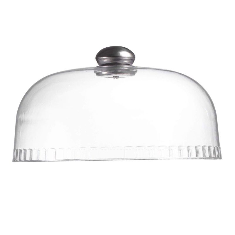 Khay Thủy Tinh Đựng Bánh Tráng Miệng Có Nắp Đậy Dễ Sử Dụng