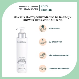 [Hàng Chính Hãng] Sữa rửa mặt tạo NB cho da dầu mụn Shower Hydrating Milk NB Physiodermie