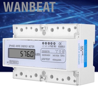 Thiết Bị Đo Nguồn Điện Wanbeat Dds576 Watt Hour Lcd 3 Pha 4 Dây Br / 7p 380v