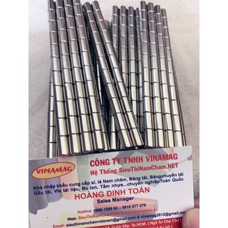 10 viên Nam châm đất hiếm 6x10mm