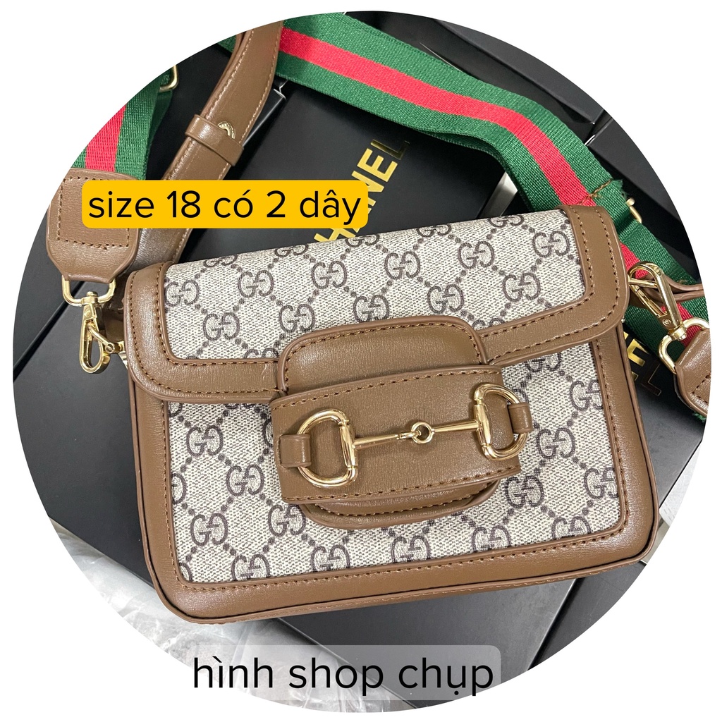 Túi xách HÌNH SHOP CHỤP họa tiết HNH  size 18 và 22 siêu hot - VADA (GCI)