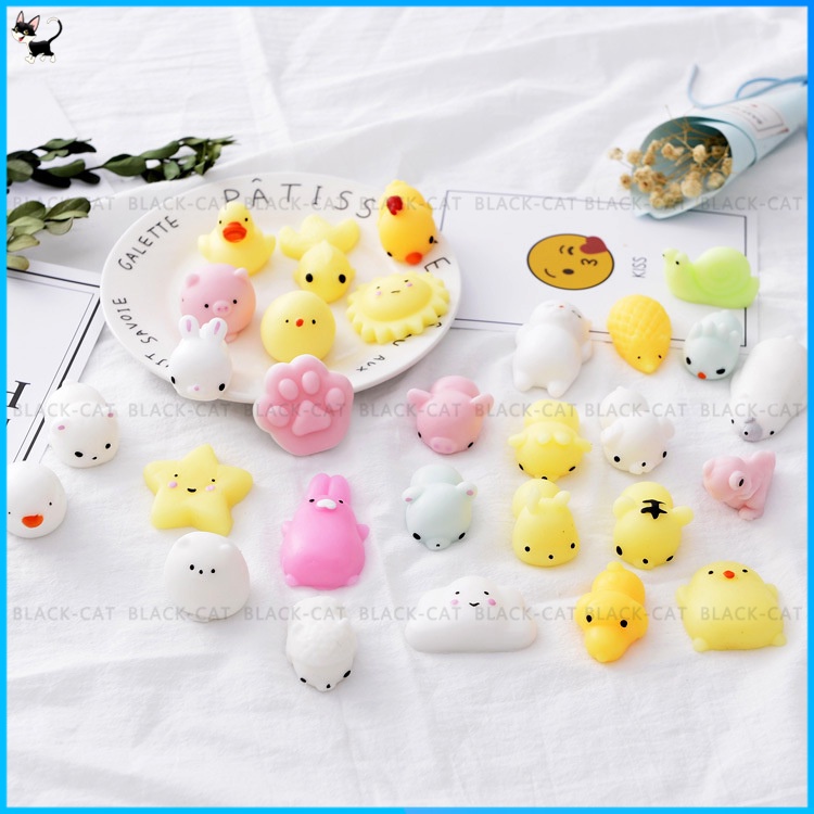 Đồ Chơi Squishy Mini Hình Thú Hoạt Hình Dễ Thương Giảm Căng Thẳng
