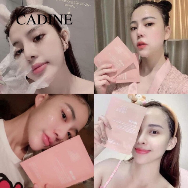 Mặt nạ nhau thai cừu cuống rốn, tế bào gốc, tái tạo collagen, cấp ẩm dưỡng da Cadine | BigBuy360 - bigbuy360.vn