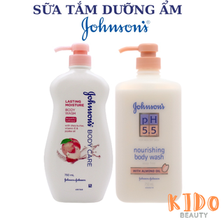 Sữa tắm dưỡng ẩm dành cho người lớn johnson's body care lasting moisture / ph 5.5 nourishing sữa tắm johnsons