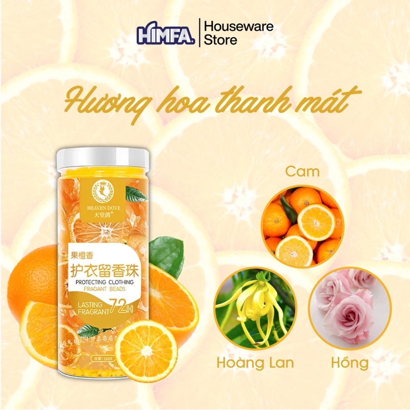 Viên xả vải hương nước hoa Himfa 268g siêu lưu hương, thơm cực lâu và rất tiện dụng