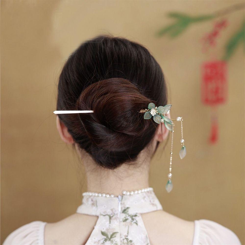 Kẹp Tóc Tua Rua Phong Cách Trung Hoa Cổ Điển Cho Nữ Mã 2Life / Lan / Hoa Lan / Chuông / Lan Kiểu Trung Quốc