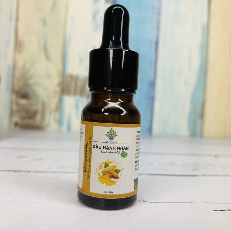 Dầu hạnh nhân nguyên chất 100% - Sweet Almond Oil Organic 10ml-50ml | Bột Natural