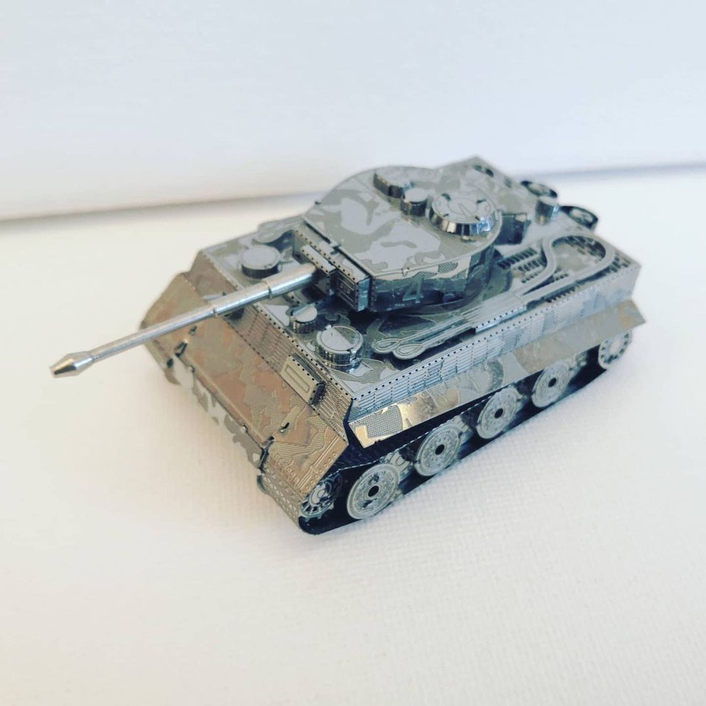 Mô Hình Kim Loại 3D Xe Tăng Tiger 1 Đức Quốc Xã