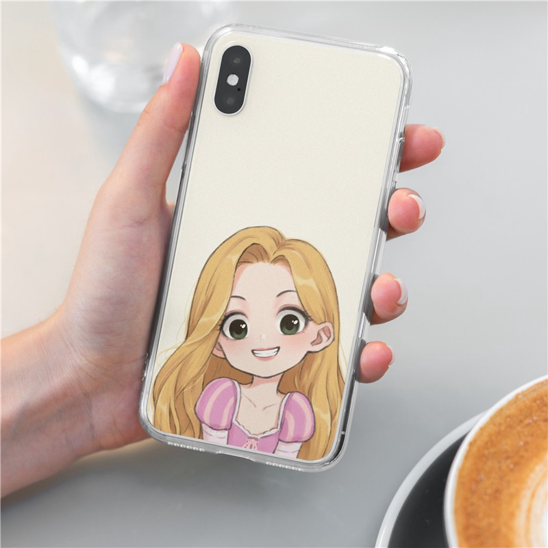 Ốp điện thoại dẻo họa tiết công chúa Disney cho SAMSUNG Galaxy S20 S10 PLUS S9 PLUS S8 PLUS S20 Ultra S10 E AS04