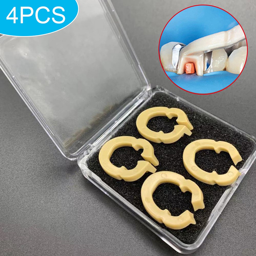 Set 4 Vòng Kẹp Nhựa Chuyên Dụng Cho Nha Khoa