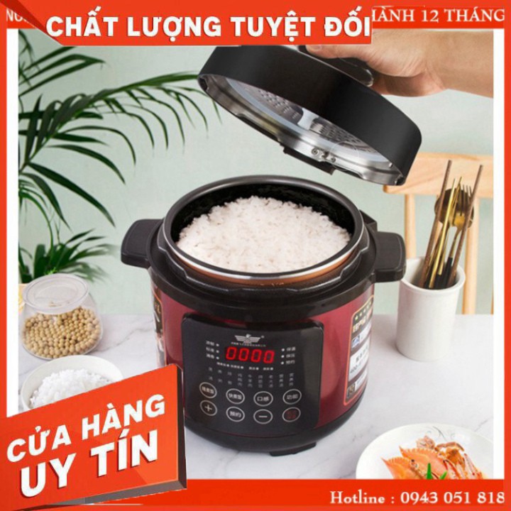 Nồi Áp Suất Điện Tử Đa Năng Eagle LB-18D, Dung Tích 4L, Bảo Hành 12 Tháng, [FreeShip Xtra]