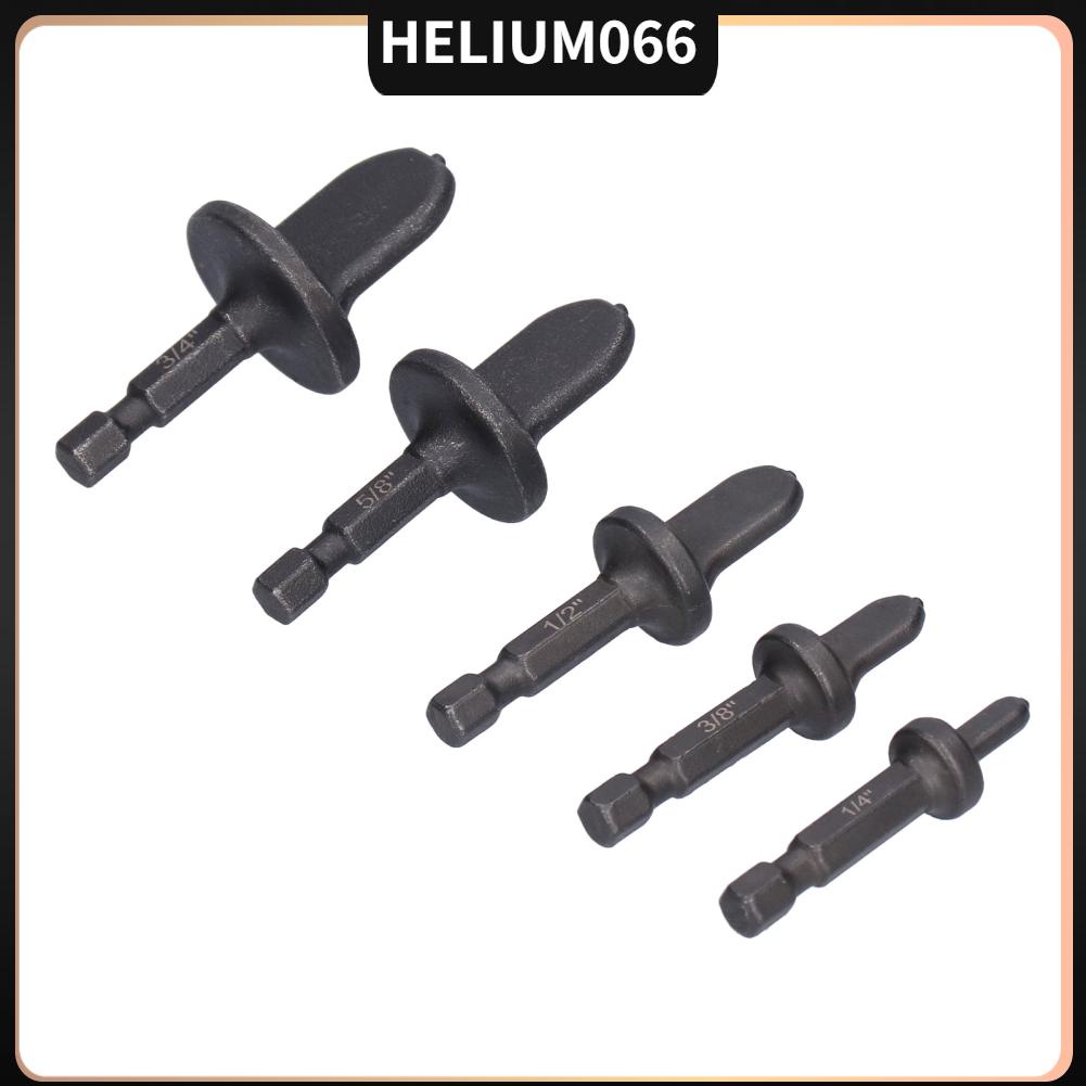 Bộ mở rộng ống 5 cái 1 / 4in Hex Xử lý chuyển đổi thép carbon cao cho máy điều hòa không khí Helium066