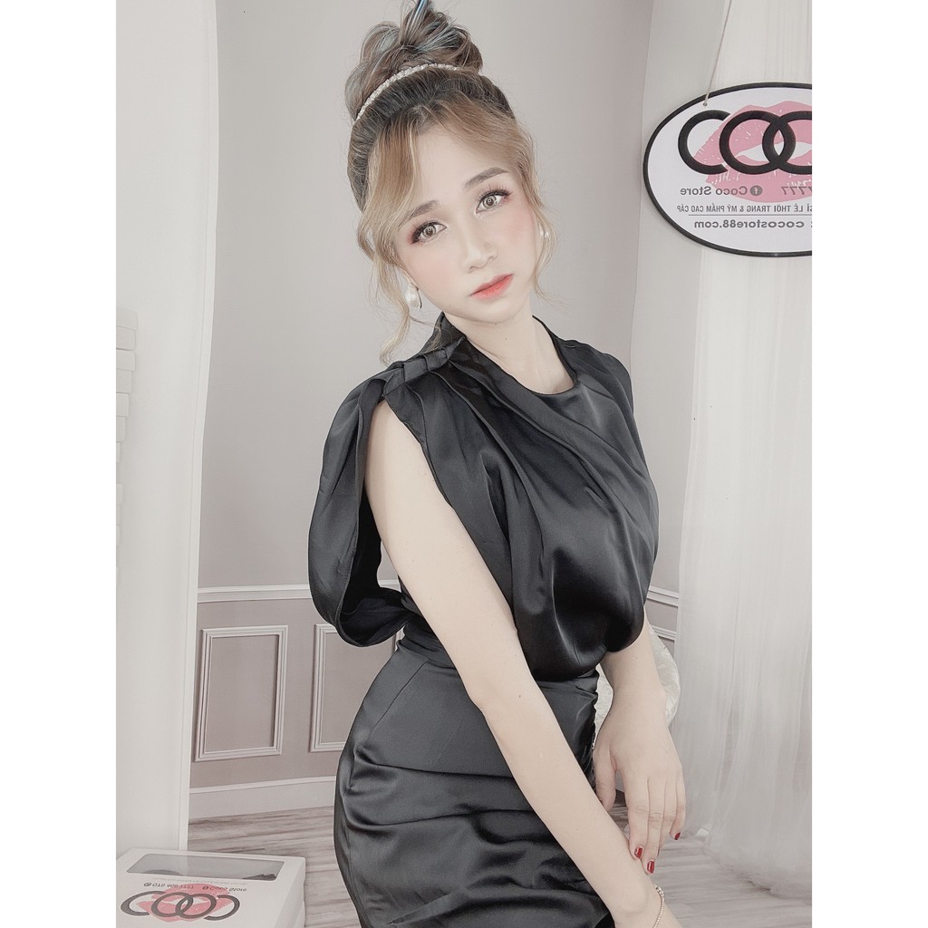 [SIÊU SALE] Đầm lụa dự tiệc thiết kế cao cấp phong cách sang trọng, True Store đảm bảo | BigBuy360 - bigbuy360.vn