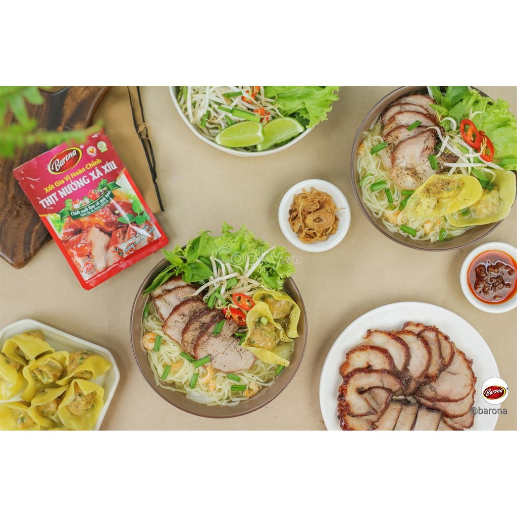 Xốt Gia Vị Hoàn Chỉnh BARONA - Thịt Nướng Xá Xíu 80g | BigBuy360 - bigbuy360.vn