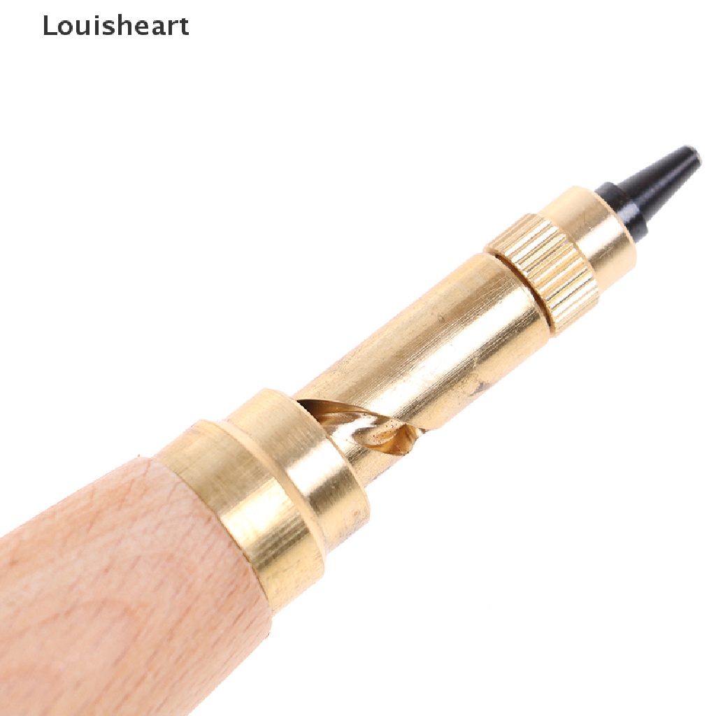 Louisheart Automatic Belts Punch Replaceable Mute Rotary Punchers Leather Watch Craft Tool TFG