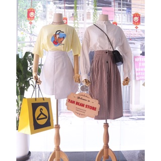ÁO PHÔNG HỌA TIẾT DÁNG OVERSIZE