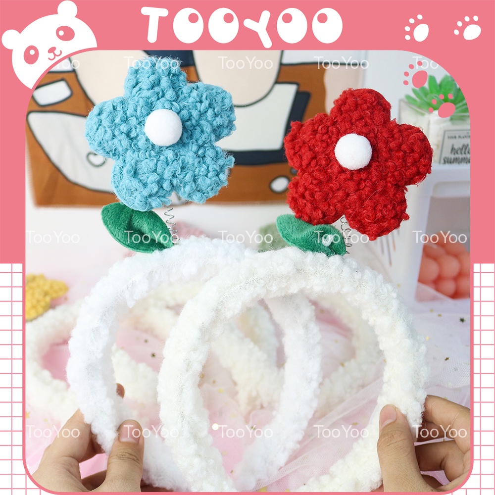 Băng đô cài tóc hình bông hoa dễ thương cute TooYoo TY0108
