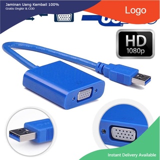 Cáp Chuyển Đổi USB 3.0 Sang VGA, USB to VGA - Dùng Cho Laptop, Máy Tính