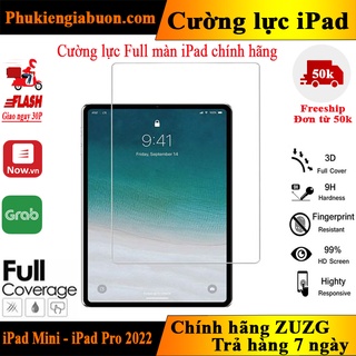Kính cường lực iPad chính hãng Full Box ZUZG