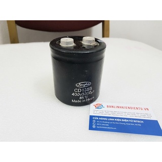 Tụ điện lọc nguồn nhật 3300UF 400V kích thước 85*77mm