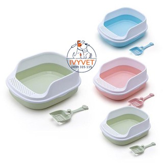Khay vệ sinh cho mèo - Tặng kèm xẻng cao cấp